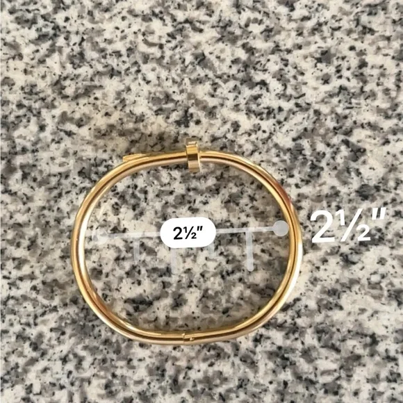 NEW stainless steel Nail cuff bangle bracelet